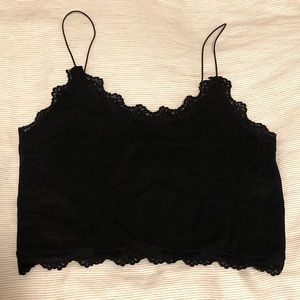Garage Cropped Lace Tank Top - NWOT